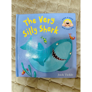 (二手）美國購入 童書 英文童書 The very silly shark 小鯊魚-3D立體書 英文故事書 翻翻硬頁書