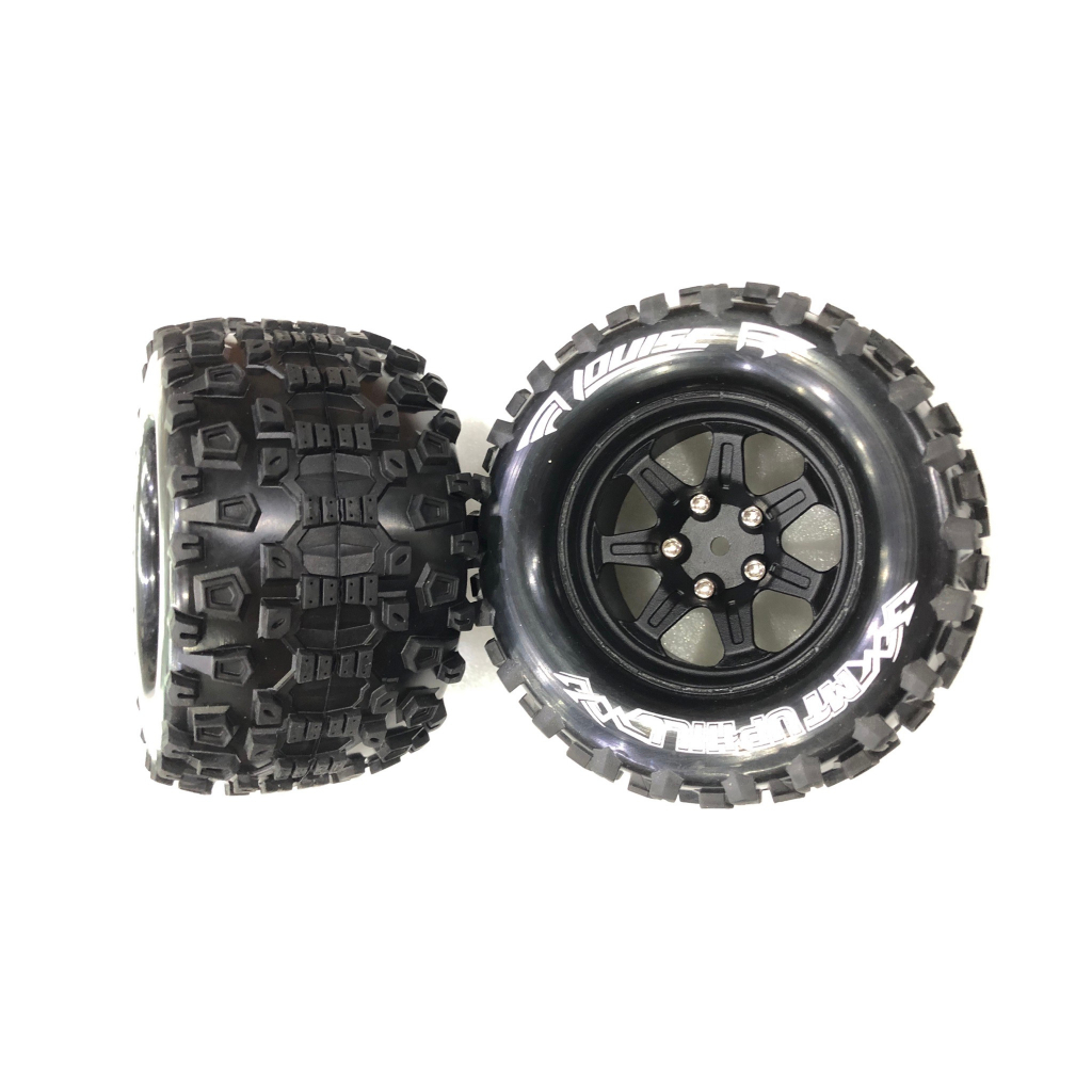 &lt;鴻洋遙控模型&gt; ARRMA TM E5HX 1/10大腳車輪胎 L-T3204SBM顆粒胎紋(14mm輪座) 1包2個