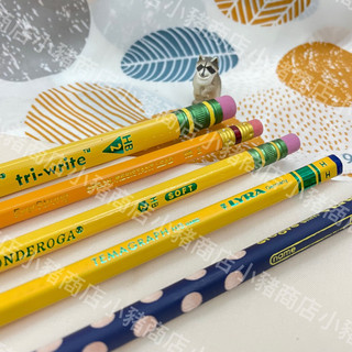 【小豬商店】Ticonderoga 粗三角 六角 Paper Mate 春上春樹 德國🇩🇪Lyra 黃筆桿 藍細洞洞