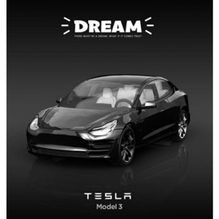 {TZ玩車庫} Dream 1/ 64 Tesla Model 3