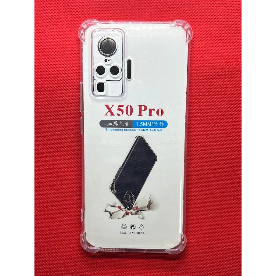 【手機寶貝】vivo X50 Pro 四角防摔殼 透明 氣囊防摔殼 保護套 防摔殼 VIVO X50 pro 手機殼