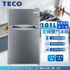 【TECO東元】R1011S 101公升 一級能效定頻 右開雙門冰箱