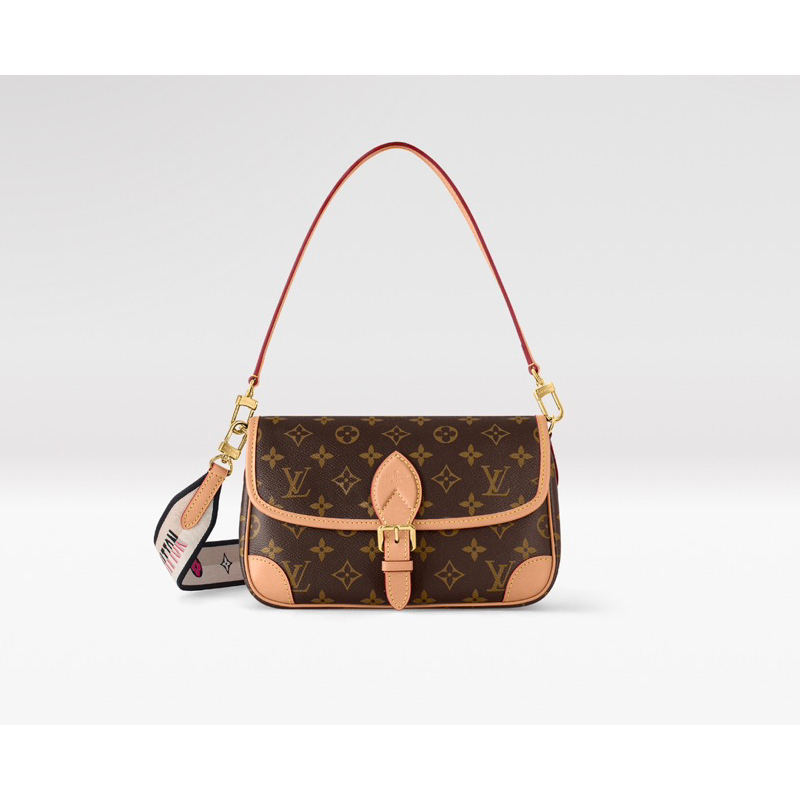 Louis Vuitton lv Diane 法棍包 黛安娜 老花款