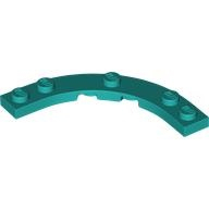 磚家 LEGO 樂高 深藍綠色 Plate 5x5 Round Corner 圓形 薄板 平板 薄片 薄板 80015
