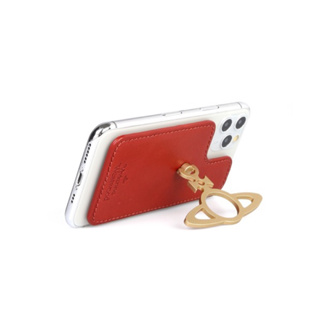 （Worldwide🇯🇵代購） Vivienne Westwood / 真皮指環IPHONE 手機架 紅/黃/綠/黑/棕