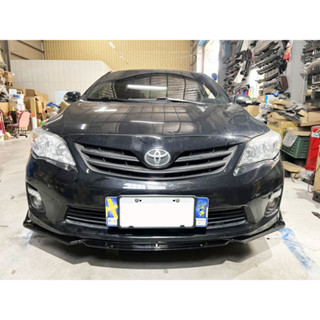 08 ALTIS 直上 四段雙層 鋼琴烤漆黑 前下巴 前鏟 前定風翼 前擾流板 下擾流板 保險桿 改裝擾流板 通用前鏟
