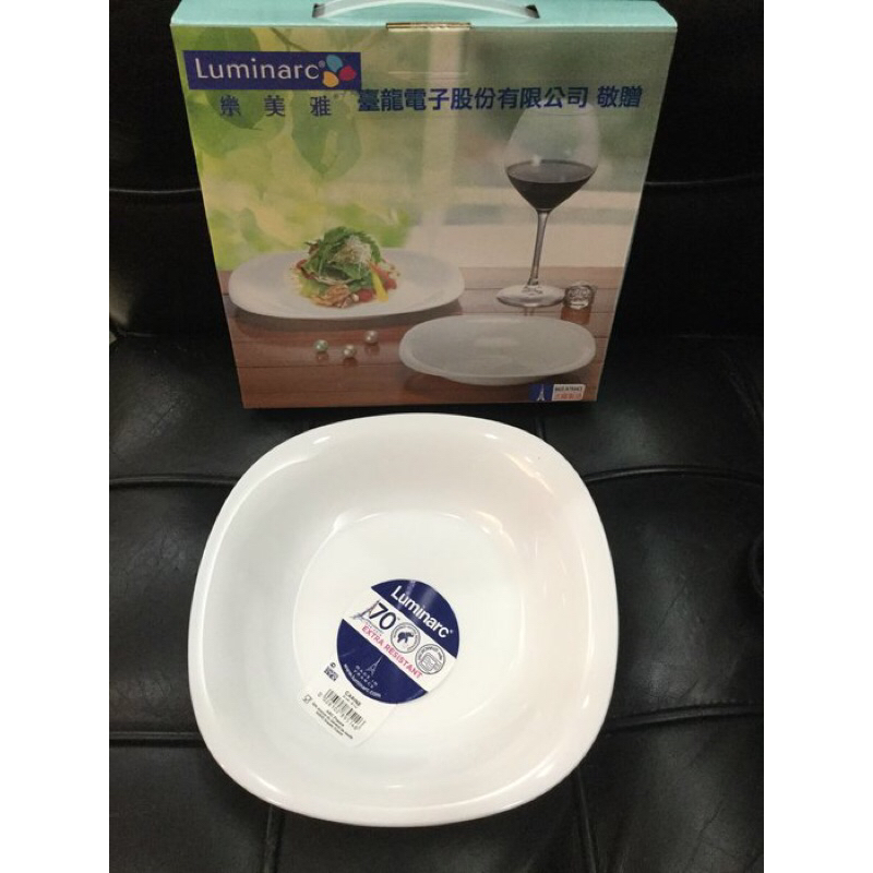 特價品 Luminarc 樂美雅 強化玻璃 餐盤 瓷盤 中盤 沙拉盤 深盤 可微波 可電鍋 可洗碗機 超薄輕巧 可自取