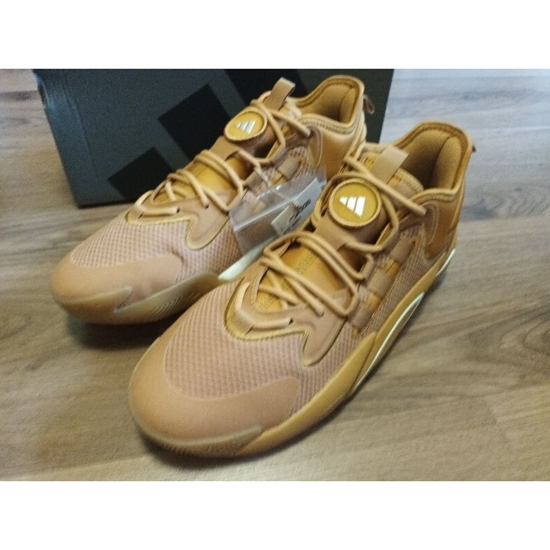 3 土黃配色天足籃球鞋 Adidas BYW select US11.5 29.5cm 全新正品公司貨