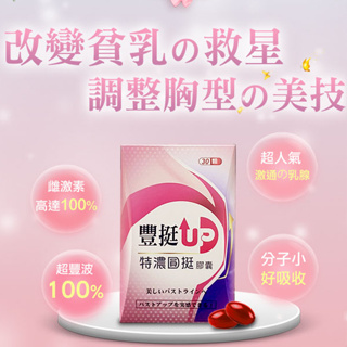 (熱銷補貨到!!) Realwoman 豐挺UP特濃圓挺膠囊 30顆/盒 官方授權 貨源保證