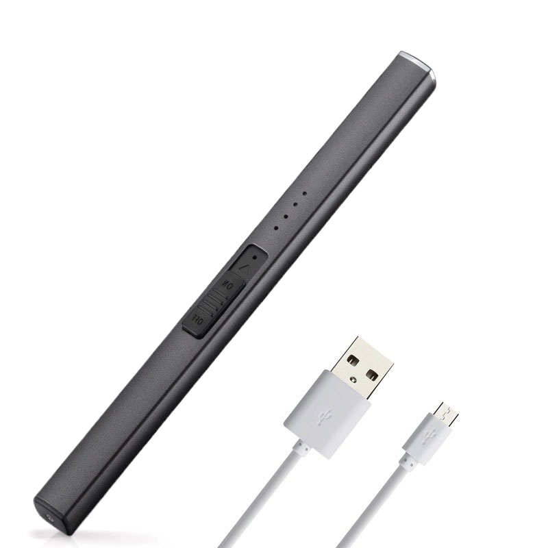 HOOOME USB充電式多功能蠟燭點火器/ 深灰黑色　eslite誠品
