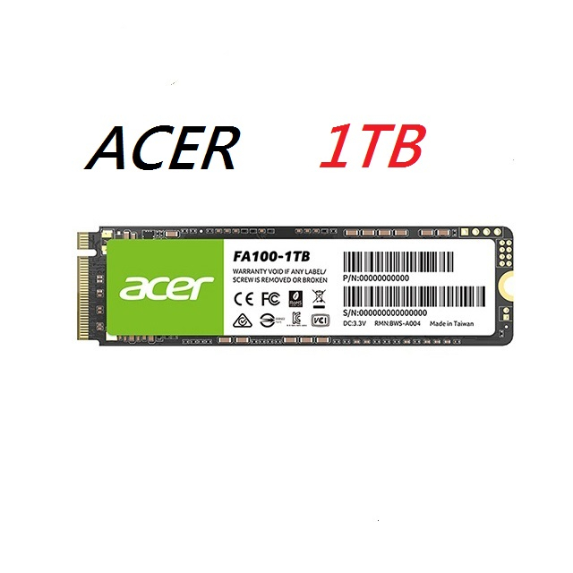 《sunlink》Acer FA100 1TB PCIe M.2 SSD固態硬碟 5年保固