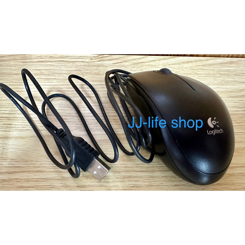 Logitech羅技 M100r 有線光學滑鼠-黑色 現貨