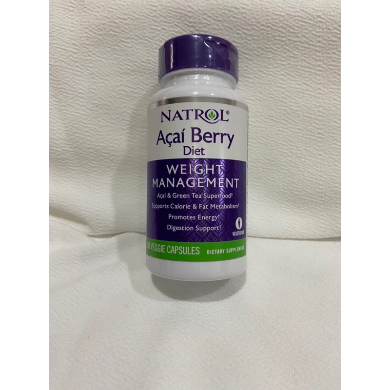 現貨『美國精選』NATROL Açaí Berry diet 巴西莓果 體重管理 即期品 介意勿下單