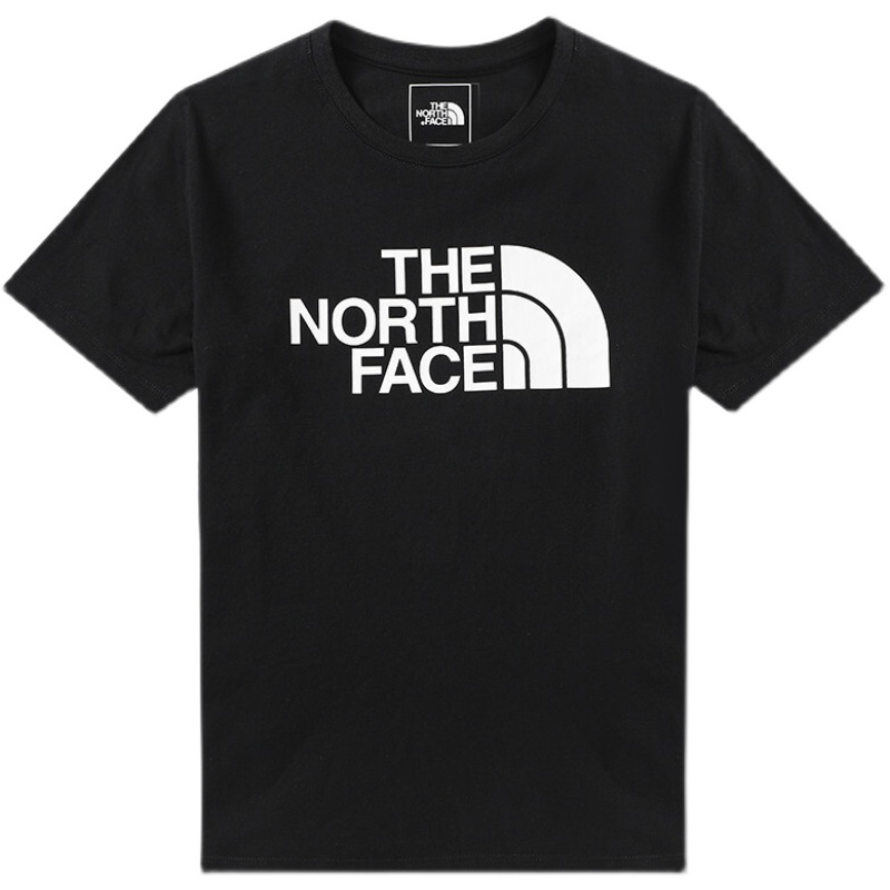 【THE NORTH FACE 美國】女 棉圓領短袖T恤『黑色』NF0A5JXD 戶外 登山 時尚 休閒 上衣