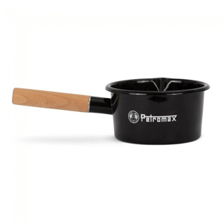 Petromax 單柄琺瑯鍋(黑) 0.5L ｜ Enamel Pan px-panen0.5 琺瑯牛奶鍋【來趣露營】
