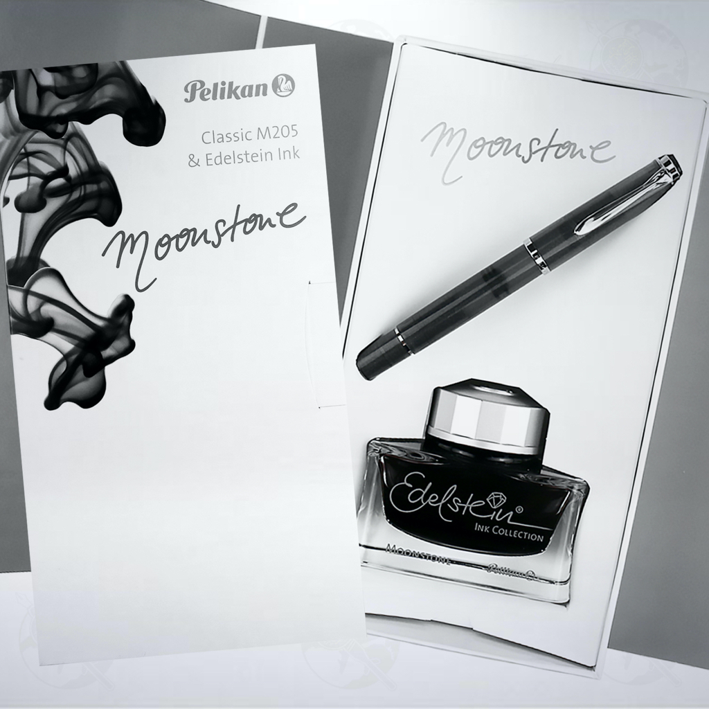 德國 Pelikan CLASSIC M205 2020年特別版鋼筆禮盒組: 月光石/Moonstone