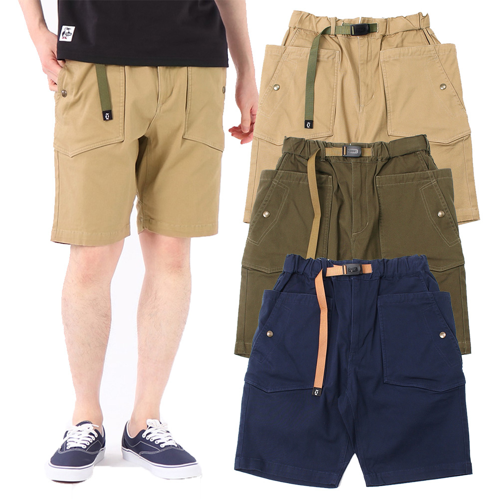 CHUMS Stretch Camping Shorts 男女 口袋短褲 3色 CH031288