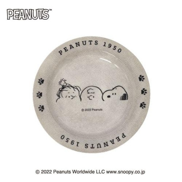 日本正版PEANUTS SNOOPY糊塗塔克 查理布朗 好朋友 系列餐盤19.5cm 深盤 餐盤 盤子餐具 日本製