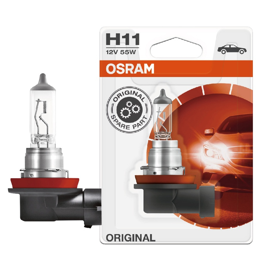 OSRAM歐司朗 ORIGINAL 64211 汽車燈泡 H11 12V 55W(1入)【真便宜】