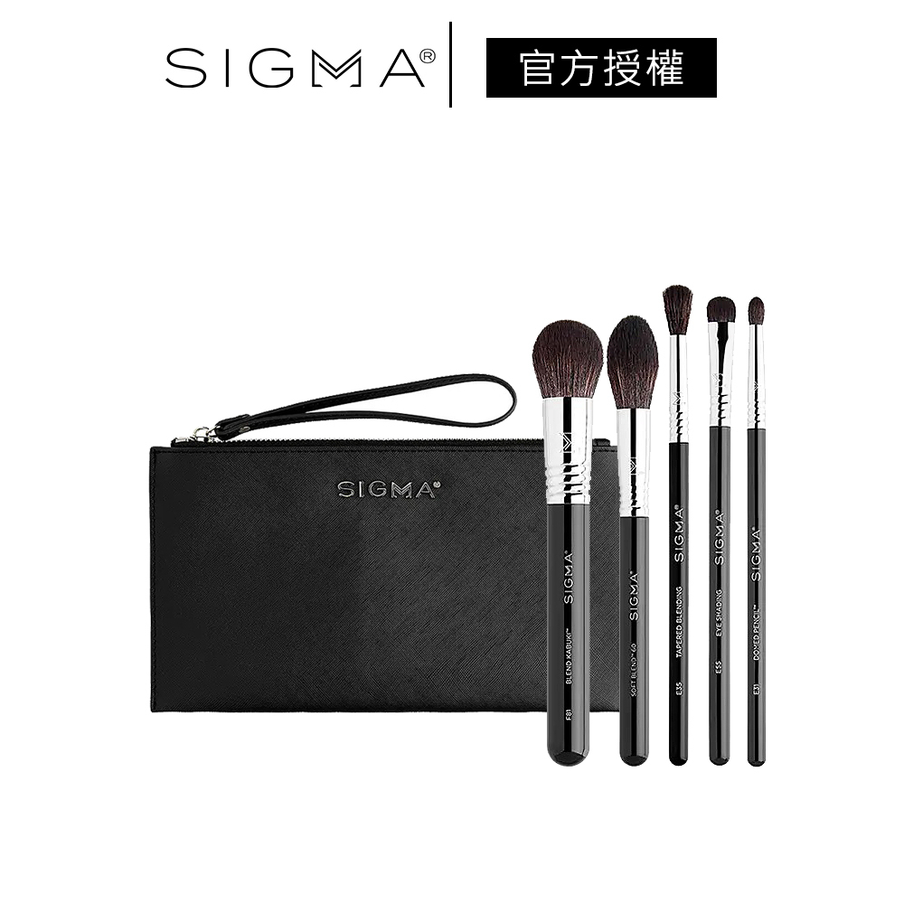 Sigma 超進化極選刷具5件組 Signature 公司貨 刷具組 彩妝 底妝刷 暈染 眼影刷－WBK 寶格選物