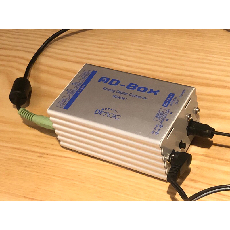 （for光纖音箱或擴大機）日本製 AD-BOX TRS 3.5mm類比音源轉光纖音訊轉接器也可把一般信號轉換成模擬環繞
