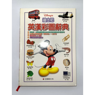 迪士尼 英漢彩圖辭典 二手書 無CD