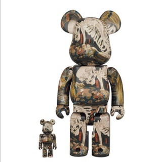 ★現貨★正品 Bearbrick BE@RBRICK 歌川国芳「相馬の古内裏」 100% &amp; 400%