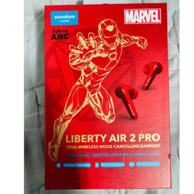 慶6000免運$Marvel漫威 Soundcore 聯名Liberty Air 2 Pro主動降噪真無線藍牙耳機