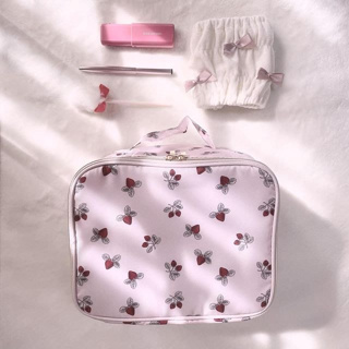 《瘋日雜》159日本雜誌附錄 Afternoon Tea 草莓 化妝包 收納包 手提包 旅行過夜包 尿布包 盥洗包