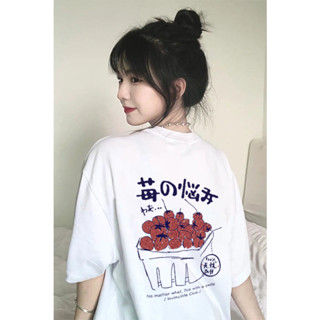 【Veee】100%純棉 t恤 短袖上衣 長版上衣 oversize t恤 ins 風 女生上衣 女生短袖 夏季 印花