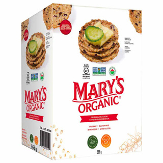 🇨🇦咖賀呷加拿大代購Mary's Organic 有機原味餅乾，56​​6 克