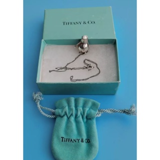 中古精品項鍊，Tiffany & Co. 925純銀企鵝項鍊