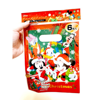 【現貨】日本代購🇯🇵 百元商店💴 米奇 米妮 聖誕節 禮物袋 糖果袋 禮品袋 分裝袋 手提袋