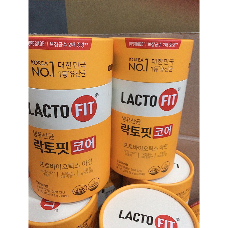 最新 現貨‼️正品 韓國LACTO-FIT 코어 鐘根堂益生菌 橘色加強版 （2g*60包）