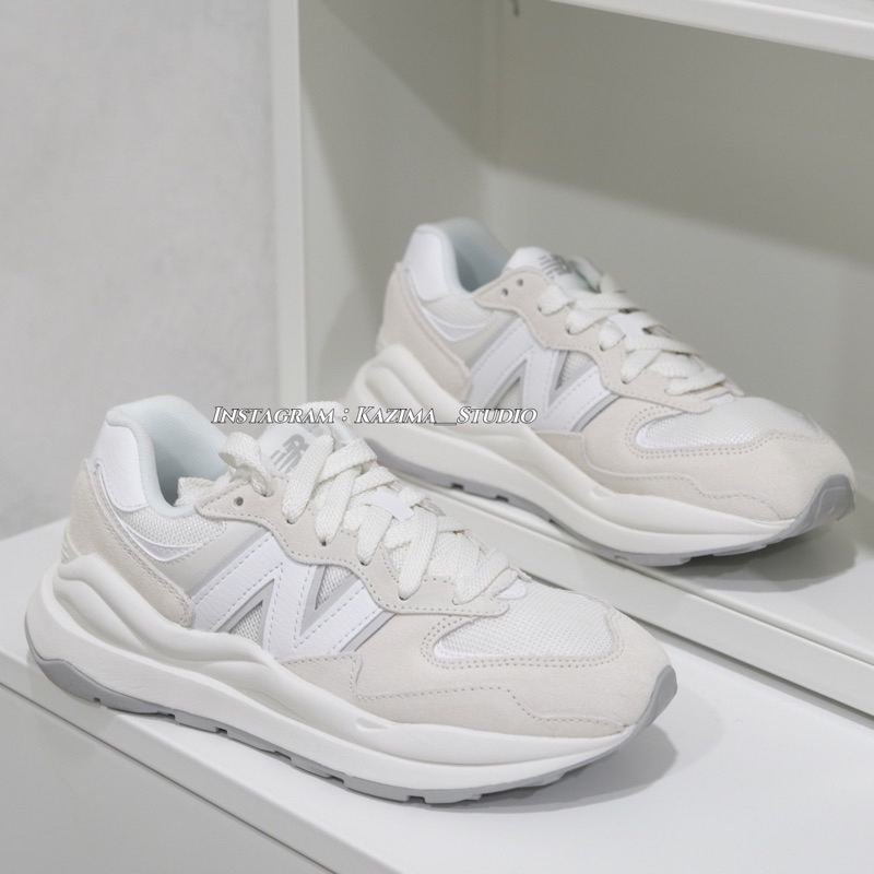 Kazima｜現貨 New Balance 5740 奶白色 燕麥奶 NB 杏白 米白 全米白 小白鞋 W5740ESA