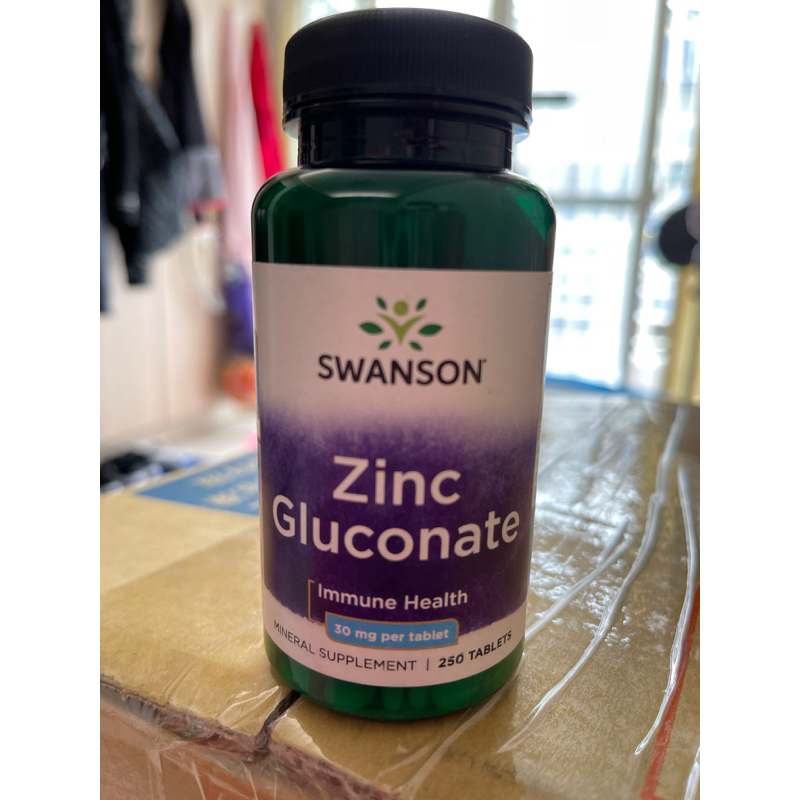 Swanson Zinc Gluconate 30mg 250顆