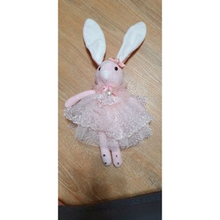 全新 兔子娃娃 長耳兔 兔耳朵 娃娃 吊飾 史黛拉
