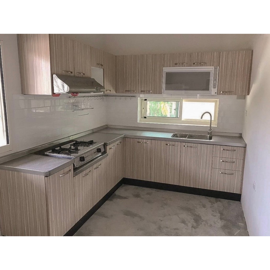 Skitchen🌞系統廚具 工廠直營 L型廚具 系統電器櫃 櫻花系列檯面玻璃爐