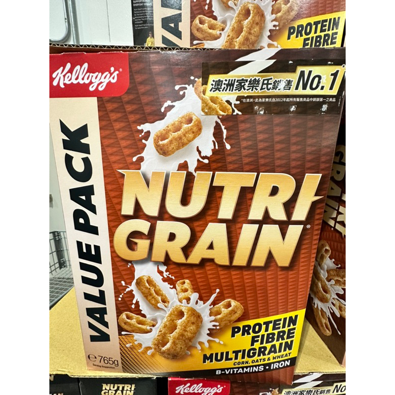 好市多｛賣場獨家新品🆕澳洲銷售☝️第一｝KELLOGG'S NUTRI GRAIN 家樂氏蛋白物早餐脆片