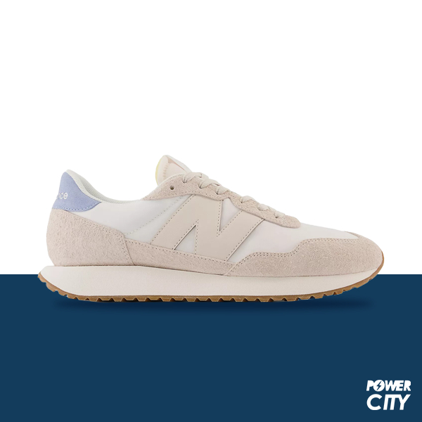 【NEW BALANCE】NB 237 復古鞋 休閒鞋 奶杏 粉藍 D楦 男女鞋 -MS237TA