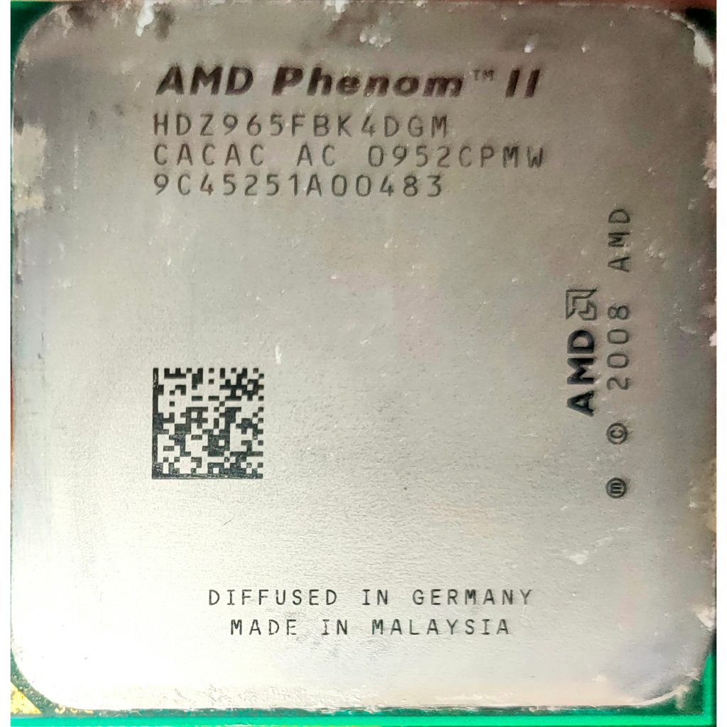 AM3+腳位CPU 四核心AMD Phenom ll X4 965 3.4