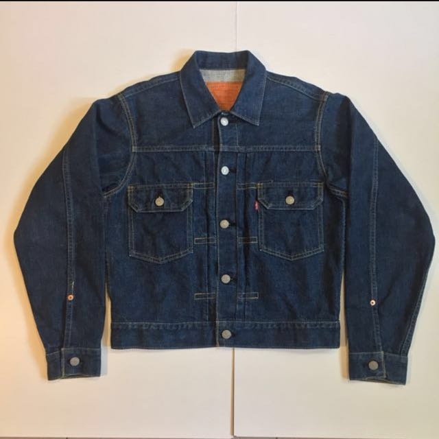 二手 絕版 日本製 Levi's 507 牛仔外套 深藍色 36號 BIG E TYPE II LEVIS LVC