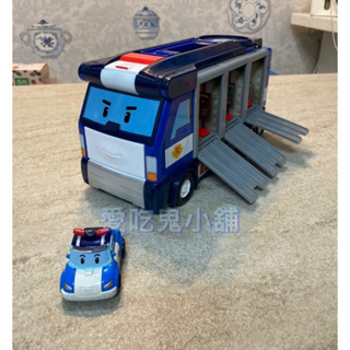 韓國-救援小隊 波力 poli 車庫 拖車 行動指揮中心 玩具遊戲組