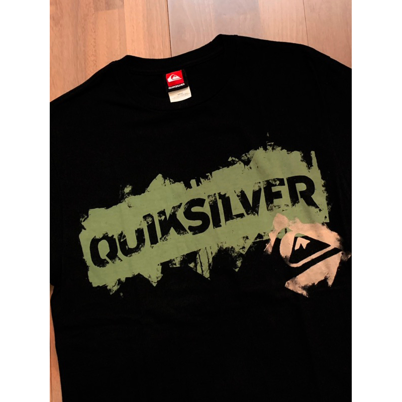 Quiksilver 澳洲衝浪品牌 全棉 短袖T恤（男/S)