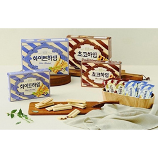 🇰🇷韓國代購🇰🇷 ✨大盒裝✨Crown 皇冠 巧克力夾心威化酥 白巧克力夾心威化酥 142g 巧克力 夾心餅乾 威化酥