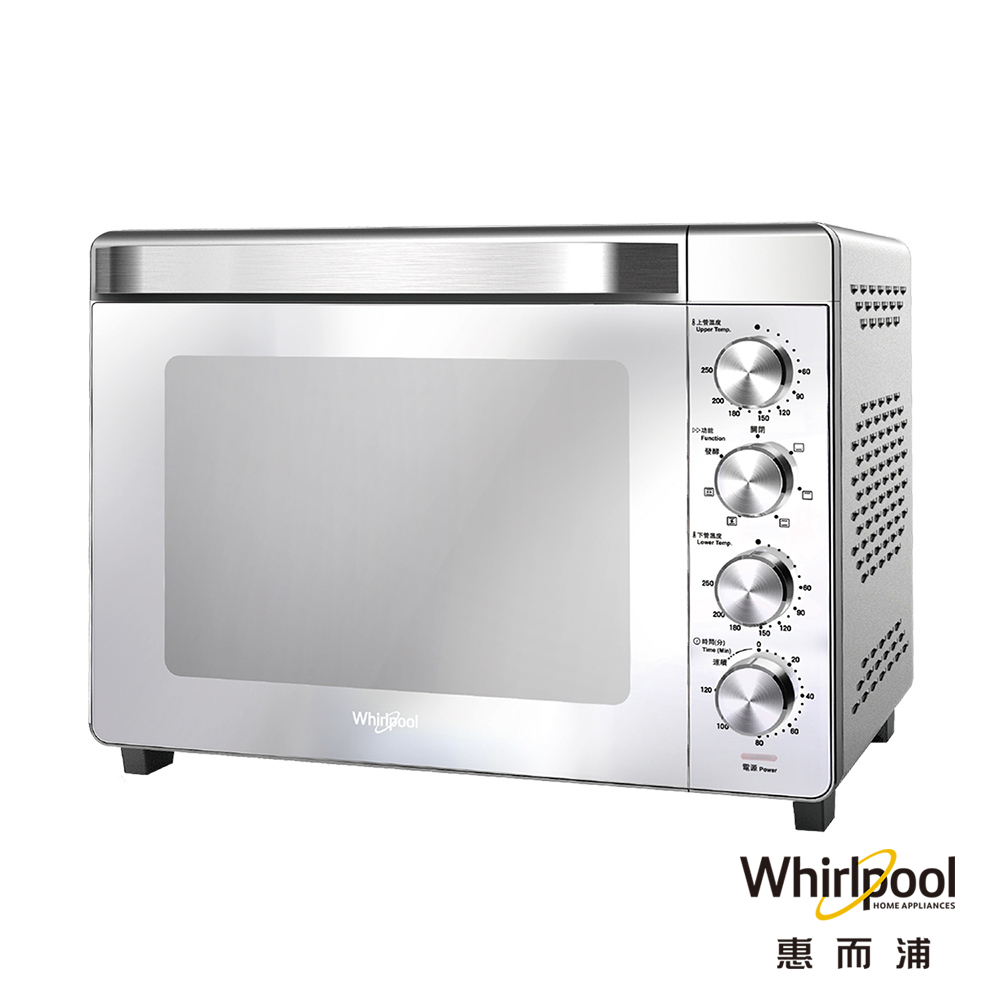 Whirlpool惠而浦 32公升不鏽鋼機械式烤箱 WTOM321S (福利品)