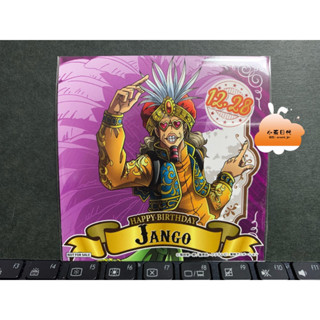 「臺灣現貨」日本航海王專賣店 2019年12月限定特典 JANGO(傑克斯) 生日貼紙 生日特典 海賊王 非賣品 絕版品