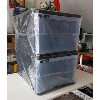 小毛收納『臺灣製 聯府VK145時尚黑抽屜整理箱45L』含稅開發票 塑膠收納箱 收納櫃 抽屜櫃 置物櫃 KEYWAY