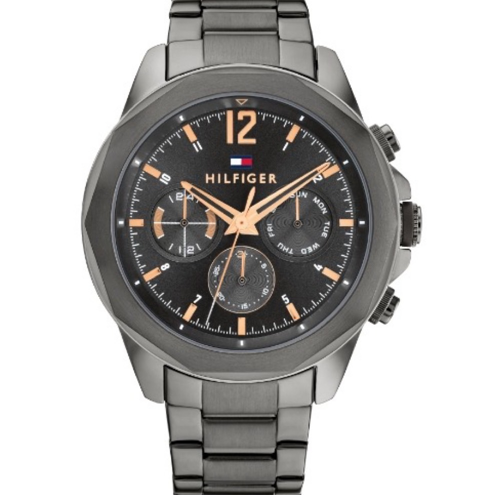 【Tommy Hilfiger】LARS潮流多角形腕錶  1792061 46mm 現代鐘錶