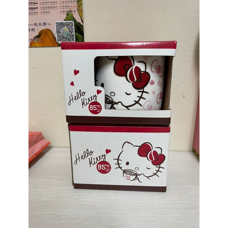 Hello Kitty mug馬克杯 85度C 聯名 全新 二手 瑕疵